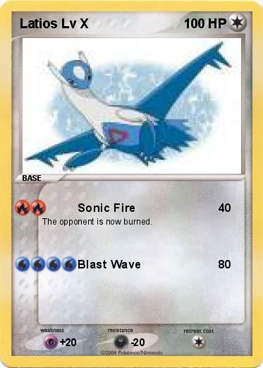 Pokemon Latios Lv X