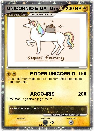 Pokemon UNICORNIO E GATO