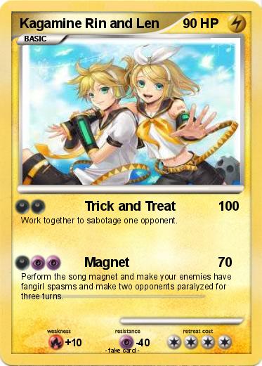 Pokemon Kagamine Rin and Len
