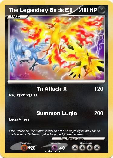 Pokemon The Legandary Birds EX