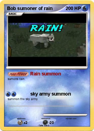 Pokemon Bob sumoner of rain