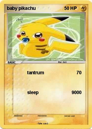 Pokemon baby pikachu