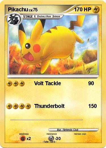 Pokemon Pikachu