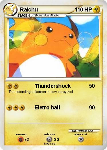 Pokemon Raichu