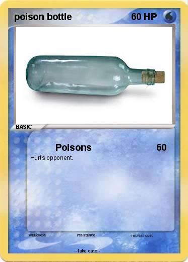 Pokemon poison bottle