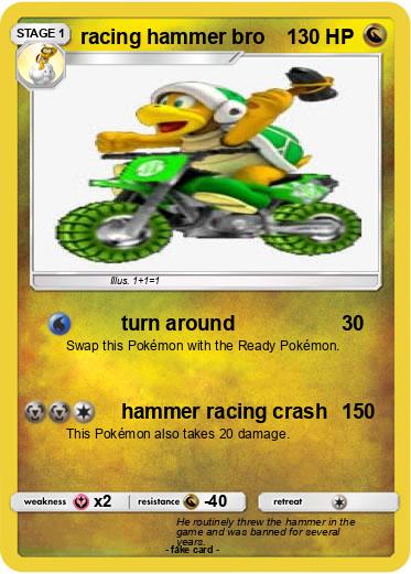 Pokemon racing hammer bro