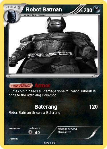 Pokemon Robot Batman