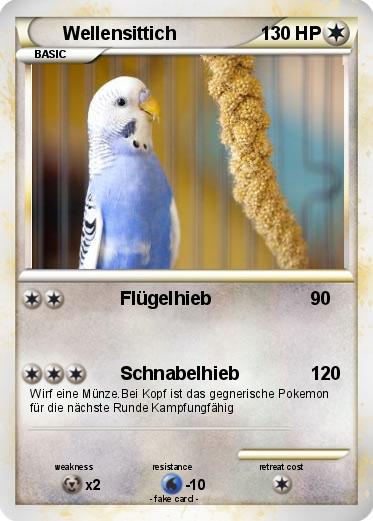 Pokemon Wellensittich