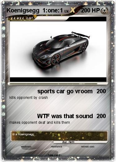 Pokemon Koenigsegg  1:one:1