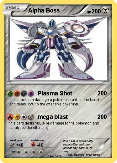 Pokemon Alpha Boss