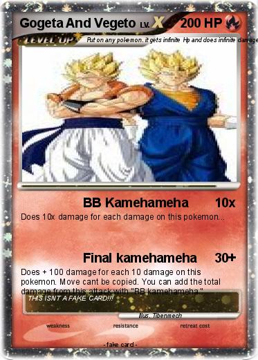 Pokemon Gogeta And Vegeto
