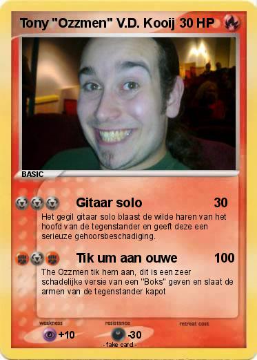 Pokemon Tony ''Ozzmen" V.D. Kooij