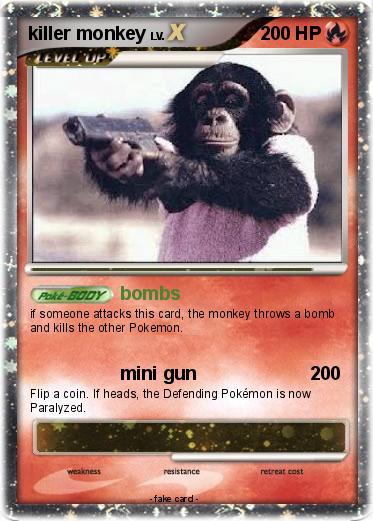 Pokemon killer monkey
