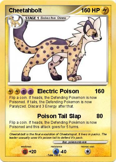 Pokemon Cheetahbolt