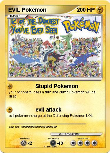 Pokemon EVIL Pokemon