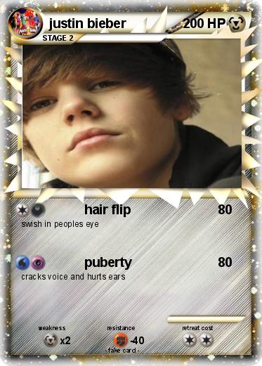 Pokemon justin bieber