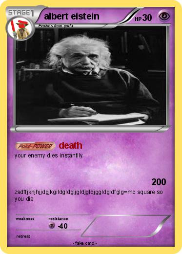 Pokemon albert eistein