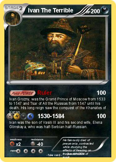 Pokemon Ivan The Terrible