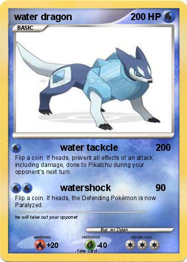 Pokemon water dragon