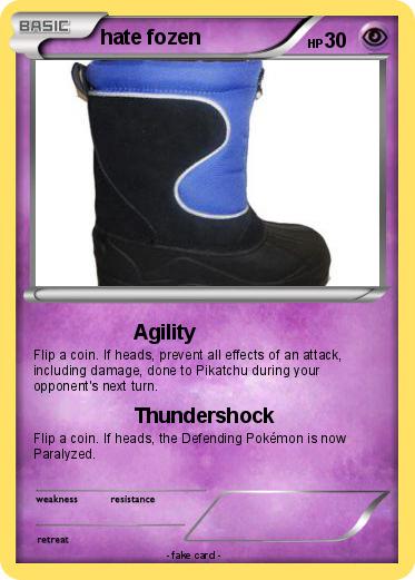Pokemon hate fozen