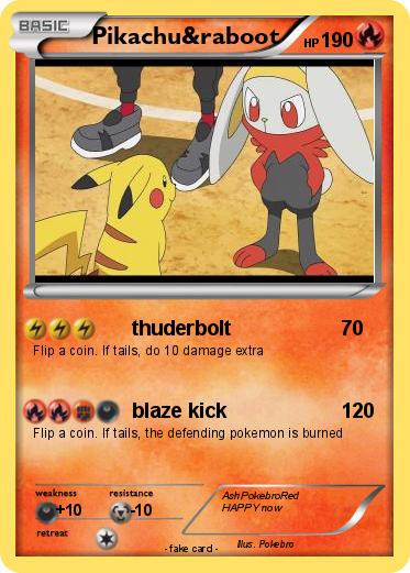 Pokemon Pikachu&raboot