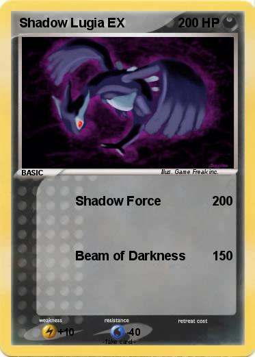Pokemon Shadow Lugia EX