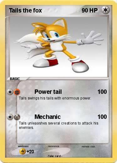 Pokemon Tails the fox