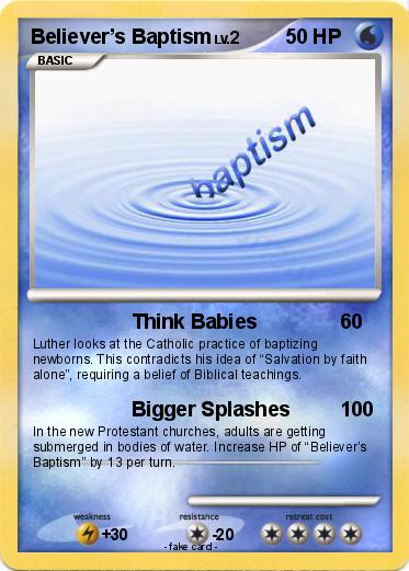 Pokemon Believer’s Baptism