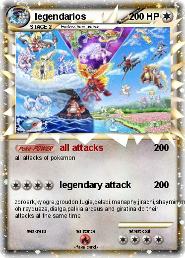 Pokemon legendarios