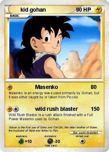 Pokemon kid gohan