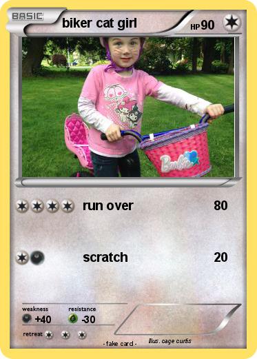 Pokemon biker cat girl
