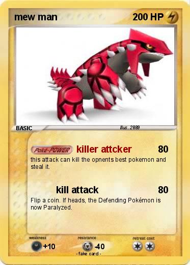 Pokemon mew man