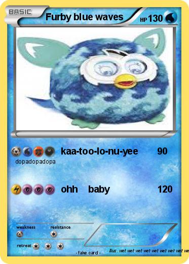 Pokemon Furby blue waves