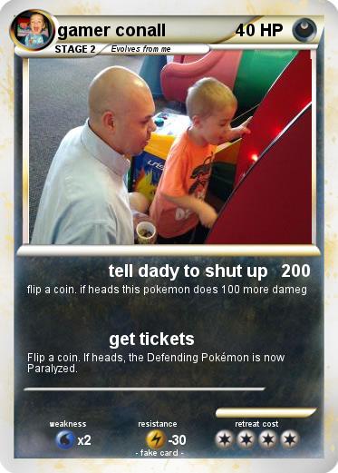 Pokemon gamer conall
