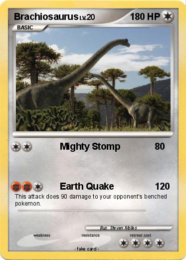 Pokemon Brachiosaurus
