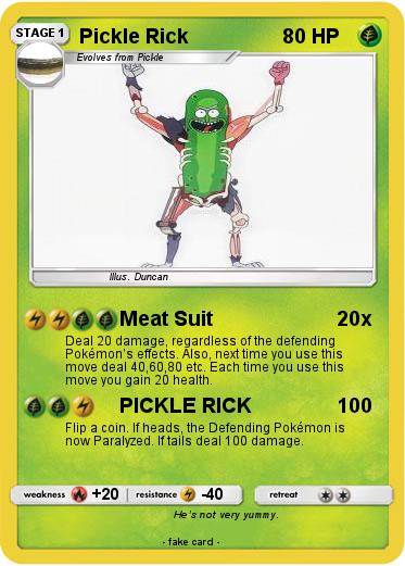 Pokemon Pickle Rick