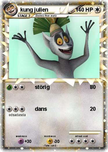 Pokemon kung julien