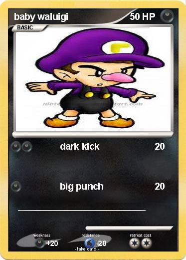 Pokemon baby waluigi