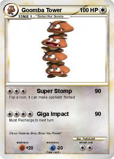 Pokemon Goomba Tower