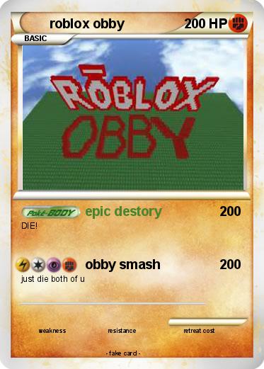 Pokemon roblox obby