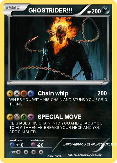 Pokemon GHOSTRIDER!!!
