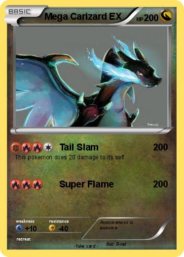 Pokemon Mega Carizard EX