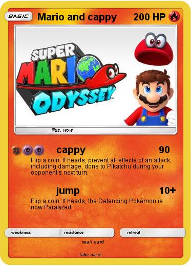 Pokemon Mario and cappy