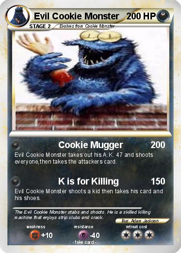 Pokemon Evil Cookie Monster