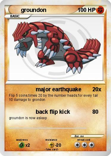 Pokemon groundon