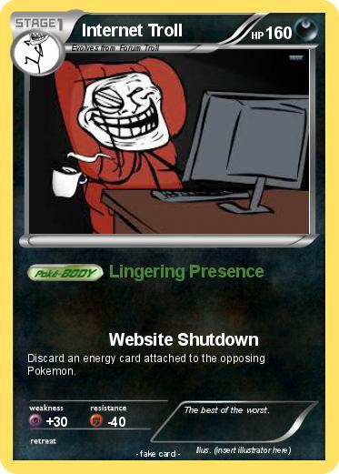 Pokemon Internet Troll