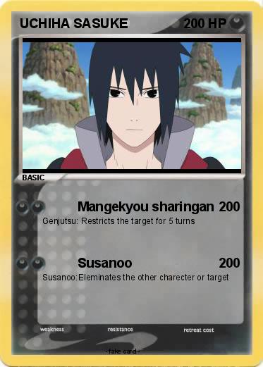 Pokemon UCHIHA SASUKE