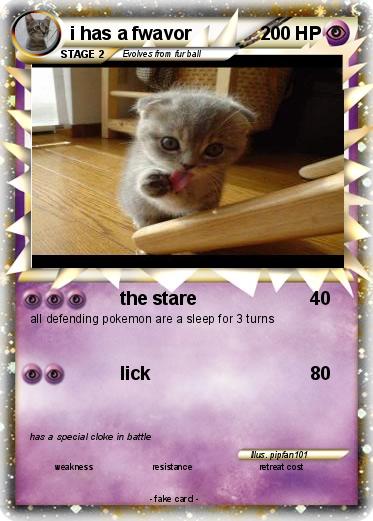 Pokemon i has a fwavor