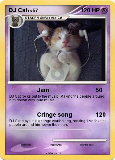 Pokemon DJ Cat