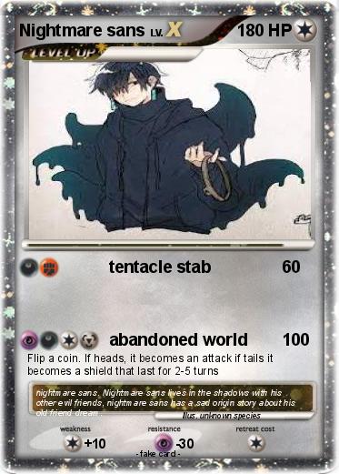 Pokemon Nightmare sans